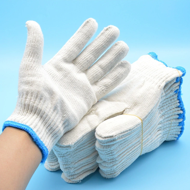 Special Wear-Resistant Labor Insurance Thin White Cotton Yarn Gloves