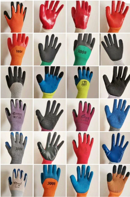 PVC Dotted Rubber Dotted Cotton Gloves/Working Gloves /Safety Gloves/Labor Gloves